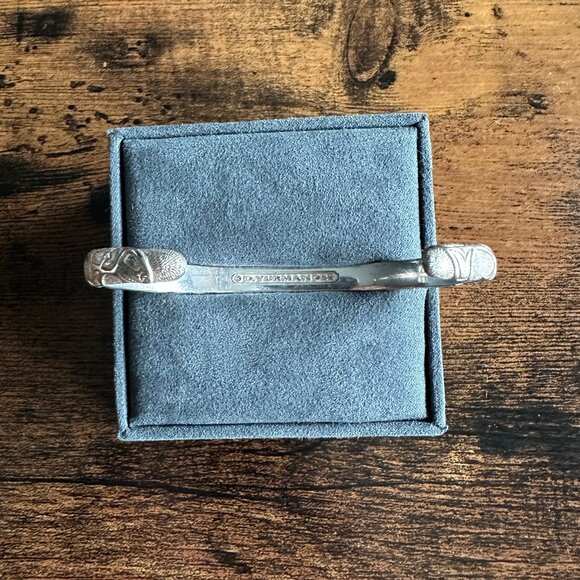 David Yurman Northwest Cuff Bracelet in Sterling Silver - 5mm - Size Large - Picture 10 of 16
